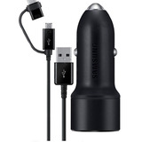 Cargador De Auto Samsung Dual 15w+15w / Cable Micro Y Tipo C