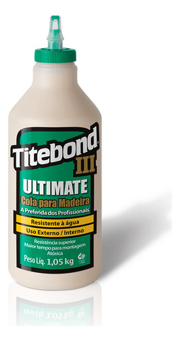 Cola Titebond 3 Ultimate Wood Glue 1,05 Kg (31415)