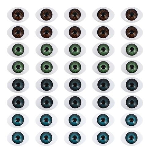 Globo Ocular Artificial Creepy Eyeball, 20 Pares