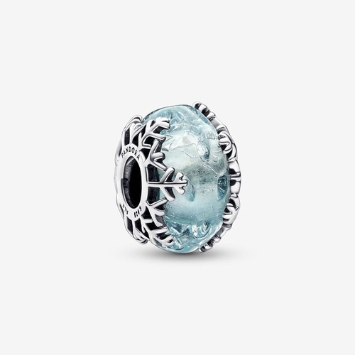 Pandora Charm Murano Copo Nieve Azul Invernal Original