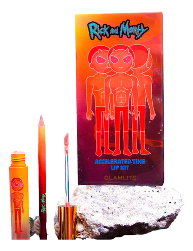 Set Labial + Delineador Rick Y Morty X Glamlite Original