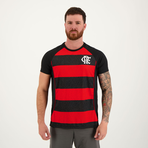 Camisa Flamengo Metaverse Vermelha E Preta