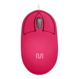 Mouse Multilaser Mo304 Rosa