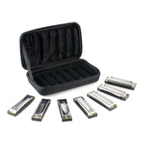 Hohner Set Armonica Blues Band  Estuche Semirigido /