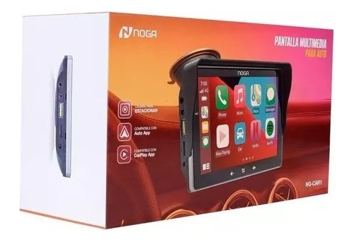 Pantalla Multimedia Auto Noga Ng-car1 Bt Con Camara Trasera