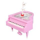 Modelo Piano Dançando Bailarina Music Box Clockwork A4