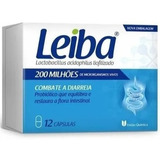 Leiba Lactobacillus 200 Milhões 12 Cápsulas