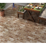 Gres Cerámico 31x54 Savane Brick Terra Ladrillo Piso Pared