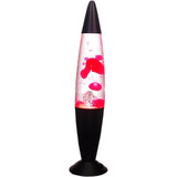 Lampara De Lava Cohete Color Rosa, 41 Cm