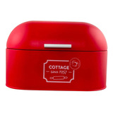 Estilo Vintage Caja De Pan Contenedor De Rojo 340x195x180mm