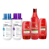 Forever Liss Kit Banho De Morango 3x1 E Semi 300ml 