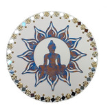 Mandala Buda / Flor De Lótus/resiliência E Harmonia 26cm