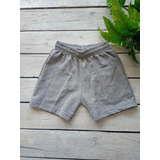 Short Bermuda Nene Niño Rustico Liso Colegial