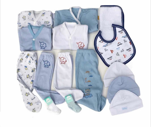 Combo  De Prendas De Bebe Ajuar Nacimiento . 15 Prendas