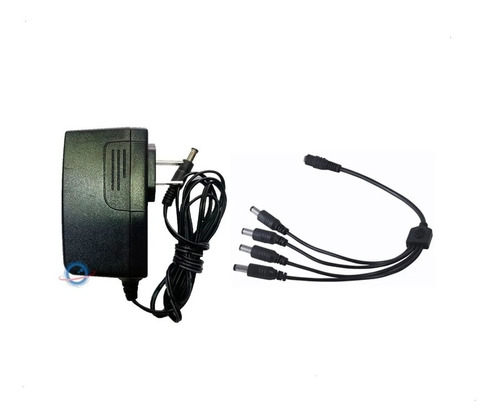 Fuente De Poder 12v 2a Camaras Cctv Pulpo 4 Salidas Plug