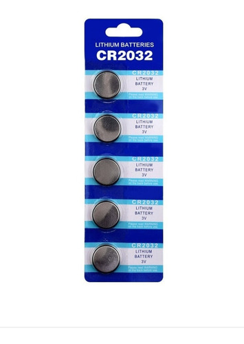 Bateria Cr2032 Litio 3 Voltios Para Reloj Motherboard Carro