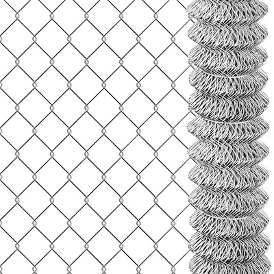 Malla Ciclónica Galvanizada 10x2 Metros Calibre 12.5 Ab. 63mm Rollo Seguridad | MercadoLibre