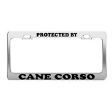 Producto Protegido Por Expreso Cane Corso License Plate Hold