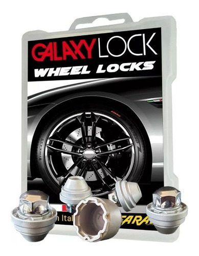 Birlos De Seguridad Galaxy Lock Black Para Honda Civic 2024