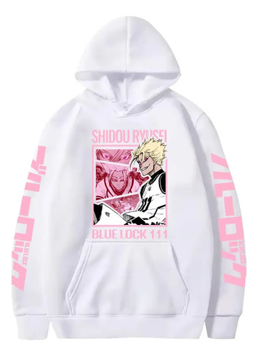 Sudaderas Con Capucha Blue Lock Shido Ryusei Bachira