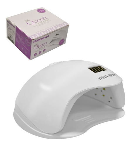 Cabina De Uñas Uv Led Profesional 72w Queen Teknikpro 