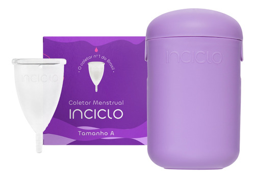 Kit Coletor Menstrual Inciclol Cápsula Todos Os Tamanhos