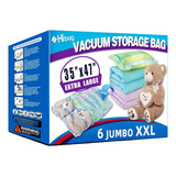 Bolsas De Almacenamiento Al Vacío Xxl Jumbo De 47 X 35 Pulga