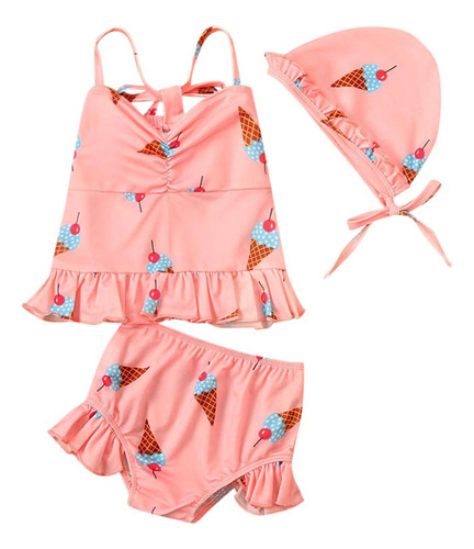 Bikini Para Bebés Y Niñas, Traje De Baño, Traje De Baño, Pan