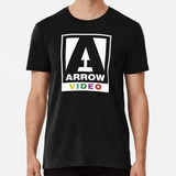 Remera Logotipo De Arrow Video (blanco) Algodon Premium