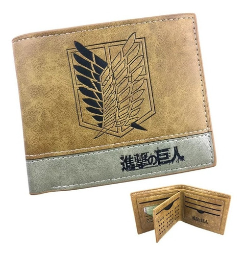 Billetera Cartera Anime Attack On Titan Shingeki No Kyojin 