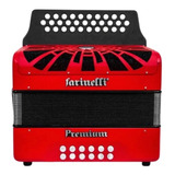Acordeon Fa Rojo 3 Registros Farinelli Premium 3012frhg Full
