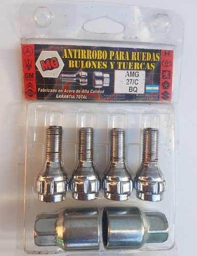 Kit De Bulones Antirrobo Para Utilizar En Varios Modelos.