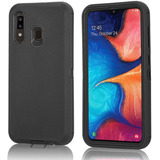 Funda De Uso Rudo 3 En 1 Para Samsung Galaxy A20 / A30