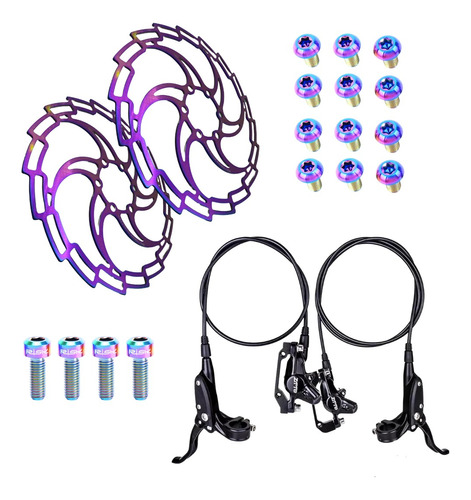 Kit Tornasol De Frenos Hidráulicos Rotores Y Tornillos