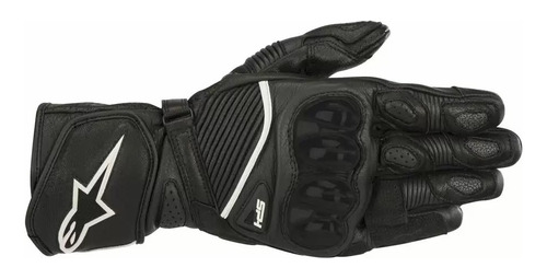 Guantes De Piel Alpinestar Para Motociclista Sp-1 V2 Color Negro Talla M