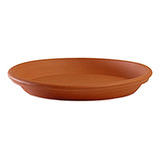 Plato N°24 Para Macetas Terracota Barro Redondo Deco Blum Ct