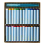 Colores Pastel Acuarelables Pentel Arts Ghw1-24 Con Pincel