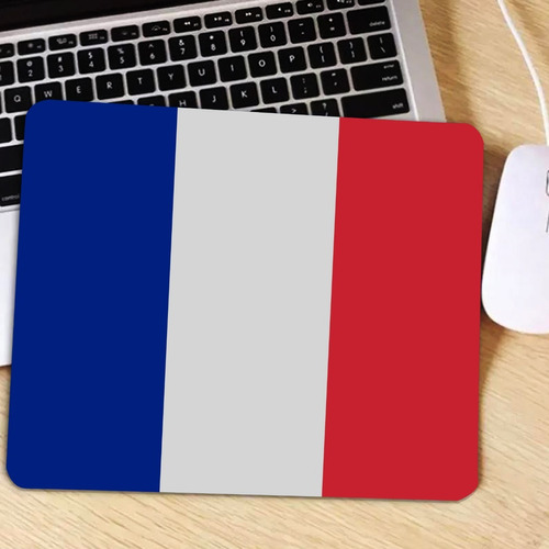 Tapete Para Mouse Bandeira País França 23x19 Notebook Pc