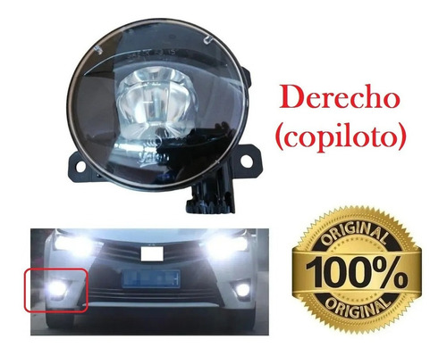 Faro Auxiliar Orig Negro Led Derecho Mitsubishi L200 2018