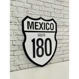 Cuadro Mexico 180 Cartel De Metal Estilo Antiguo