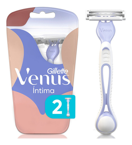 Máquina De Afeitar Gillette Venus Intima Desechable 2 Uds