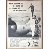 Esso Lubricantes Antiguo Aviso Publicitario De 1962