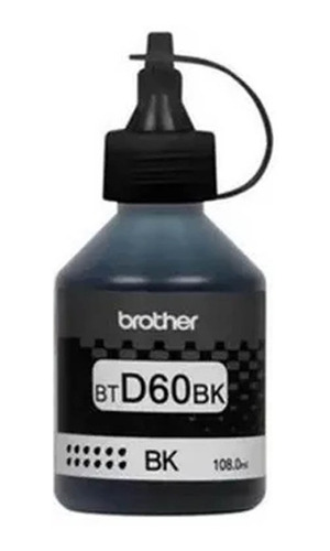 Botella De Tinta Brother Original Btd60bk Negro