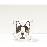 Taza Vidrio Templado Perro Bulldog Dog Acabajo