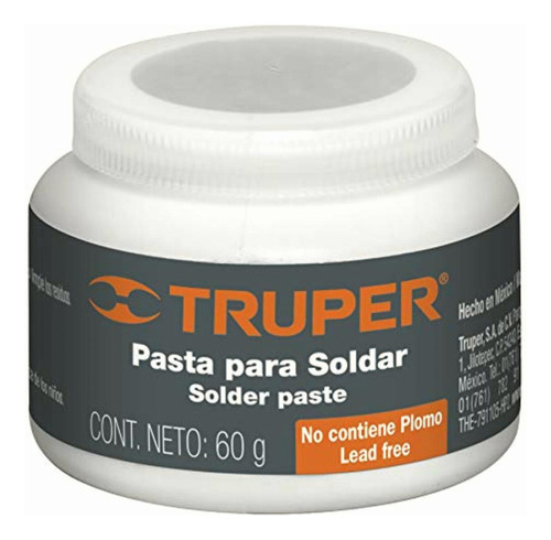 Truper Paso-60, Pasta Para Soldar, Base De Petrolato, 60