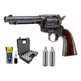 Airgun Umarex Revolver Colt Saa 45 Esfera De Aço 4.5mm Co2