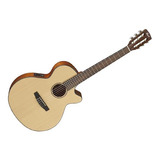 Guitarra Criolla Clasica Cort Cec3 Ns Eq Electroacustica