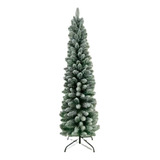 Árvore De Natal Slim Nevada 210cm | Formosinha Cor Verde