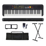 Kit Teclado Yamaha Psr-f52 61 Teclas + Estante + Bag