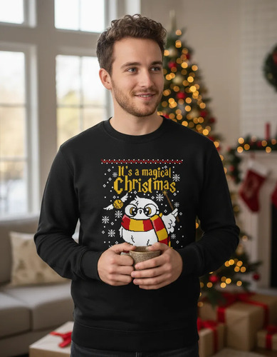 Sudadera Anime Navidad Ugly Christmas Sweater Harry Potter 1 | Meses sin interés